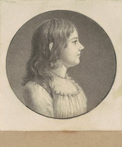 Joven Mujer No Identificada de Charles B. J. Févret de Saint Mémin