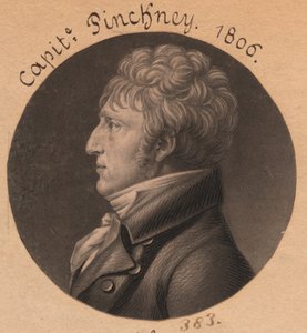 Möglicherweise Charles Pinckney oder Dr. George Wilson de Charles Balthazar Julien Févret de Saint-Mémin