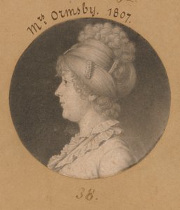 Sarah Mahon Ormsby de Charles Balthazar Julien Févret de Saint-Mémin