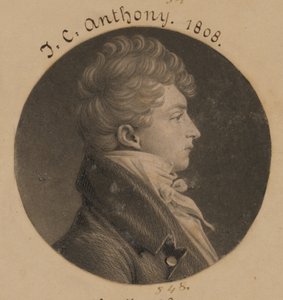 Hombre no identificado de Charles Balthazar Julien Févret de Saint-Mémin