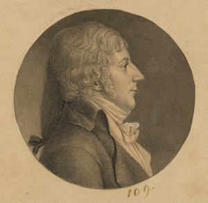Hombre no identificado de Charles Balthazar Julien Févret de Saint-Mémin