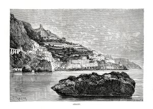 Amalfi, Italia, 1879 de Charles Barbant
