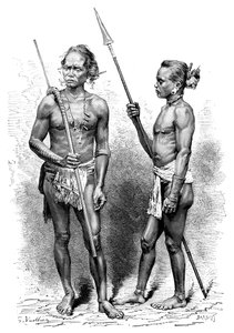 Gente Moi, Indonesia, 1895 de Charles Barbant