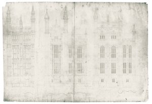 Dibujo para las Casas del Parlamento, c.1836-40
