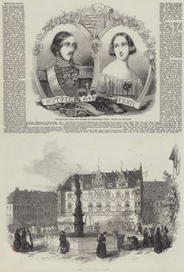 La visita de Su Majestad a Alemania de Charles Baugniet