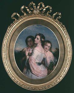 Tres bellezas, c.1845