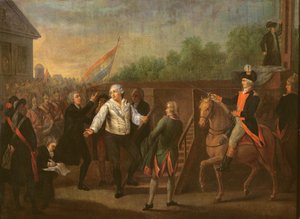 Luis XVI (1754-93) al pie del cadalso, 21 de enero de 1793 de Charles Benazech