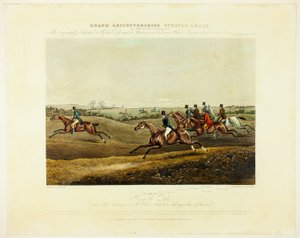 Going the Pace, de The Grand Steeplechase sobre Leicestershire de Charles Bentley