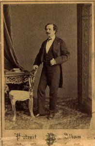 Marius Petipa, bailarín y coreógrafo ruso, c1855 de Charles Bergamasco