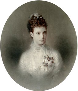 Retrato de la Emperatriz María Fyodorovna de Rusia de Charles Bergamasco