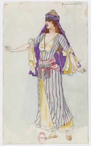 Holmès - La Montaña Negra - diseños de vestuario de Charles Bianchini - 16. Mujer de Armenia de Charles Bianchini
