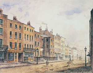 Vista de Marylebone High Street, 1848 de Charles Bigot