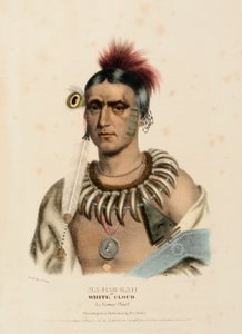 MA-HAS-KAH, de Historia de las Tribus Indias de Norteamérica de Charles Bird King