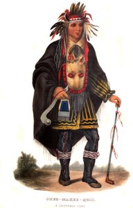 Okeemakeequid, un jefe Chippewa
