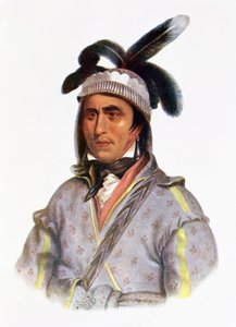 Opothle-Yoholo, un Jefe Creek, 1825, ilustración de 