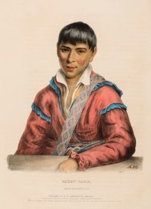 PADDY-CARR. CREEK INTERPRETER., de History of the Indian Tribes of North America de Charles Bird King