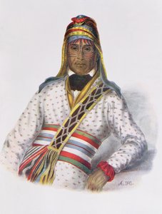 Yoholo-Micco, un jefe Creek, 1825, ilustración de 