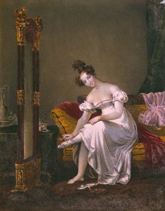 El negligé, c.1830 de Charles Boulanger de after Boisfremont