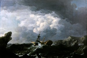 El naufragio del HMS Lichfield frente a la costa de Marruecos, 29 de noviembre de 1758