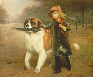 Camino a la Escuela, 1883 de Charles Burton