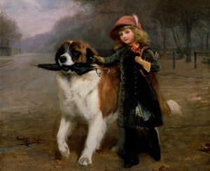 Camino a la escuela de Charles Burton Barber