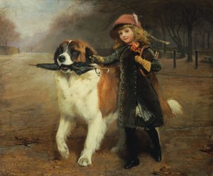 Camino a la escuela, 1883 de Charles Burton Barber