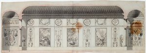 Diseño interior del Palacio de Catalina, Tsarskoye Selo, Rusia, 1780s de Charles Cameron