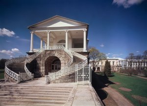 Galería Cameron en el Palacio de Catalina en Tsarkoye Selo - Arquitecto Charles Cameron (c.1730 o 1740-1812), edificio 1783-1785, arte británico
