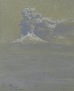 Una Lluvia de Cenizas sobre Ottaviano, 14 de Abril de 1906 de Charles Caryl Coleman
