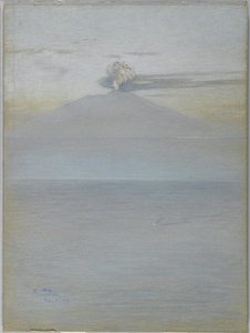 Vista del Vesubio: Efecto 11:25 am, 21 de diciembre de 1913 de Charles Caryl Coleman