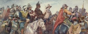 Caballería escoltando prisioneros de Charles Cattermole