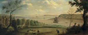 Un viajero descansando en los terrenos de Broke Hall, Suffolk de Charles Catton