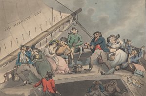 El Margate Hoy, 12 de enero de 1795 de Charles Catton the Younger