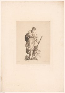 Diana na de jacht Fragmento de la Decoración sobre Espejos del Baño de S.M. La Emperatriz en el Palacio del Elíseo (título sobre objeto) Grabados modernos: originales e inéditos (título de la serie)