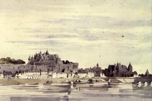 Vista de Amboise, Francia