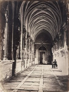 Claustros de la Iglesia de San Juan de los Reyes, Toledo, España, ca. 1858