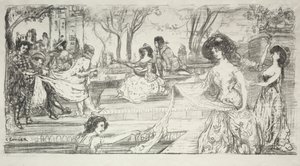 La guitarrista de Charles Edward Conder