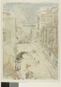 Calle en Sevilla de Charles Edward Conder