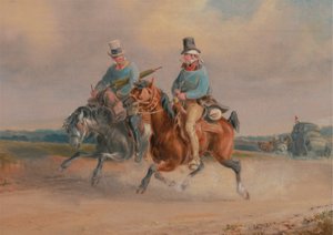 Una escena en la carretera de Francia de Charles Cooper Henderson