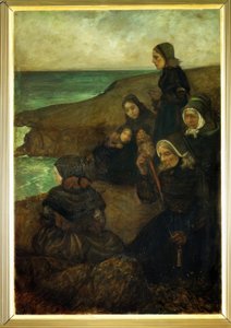 En el país del mar – tríptico, panel derecho: Los que quedan
