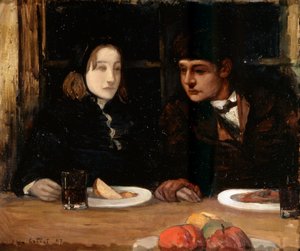 La última cena, Los trabajadores del mar, 1897 de Charles Cottet