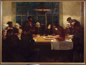 La comida de despedida en la tierra del mar de Charles Cottet