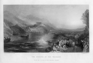 La apertura del Walhalla, siglo XIX