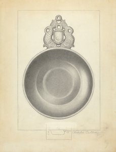 Escudilla de peltre de Charles Cullen