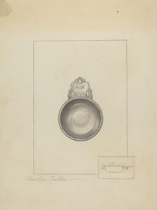 Escudilla de peltre de Charles Cullen