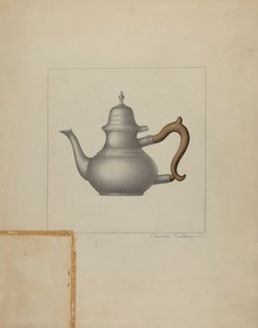 Tetera de peltre