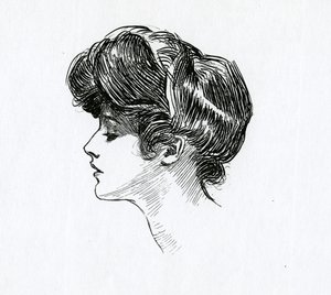 Una chica Gibson, c.1902 de Charles Dana Gibson