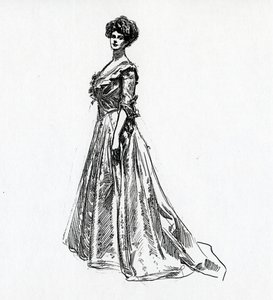 Una chica Gibson, c.1902 de Charles Dana Gibson