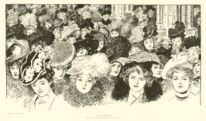 Mañana de Pascua, desde el punto de vista de las personas susceptibles de Charles Dana Gibson