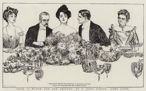 De Una viuda y sus amigos de Charles Dana Gibson